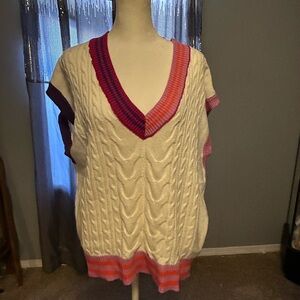 THML Multicolor Knit Sweater Vest